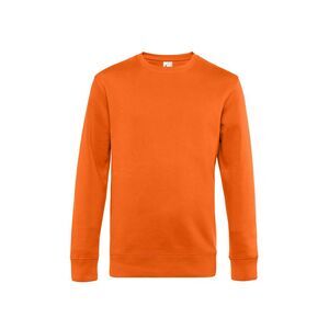 B&C Mens King Crew Neck Sweater / Pure Orange